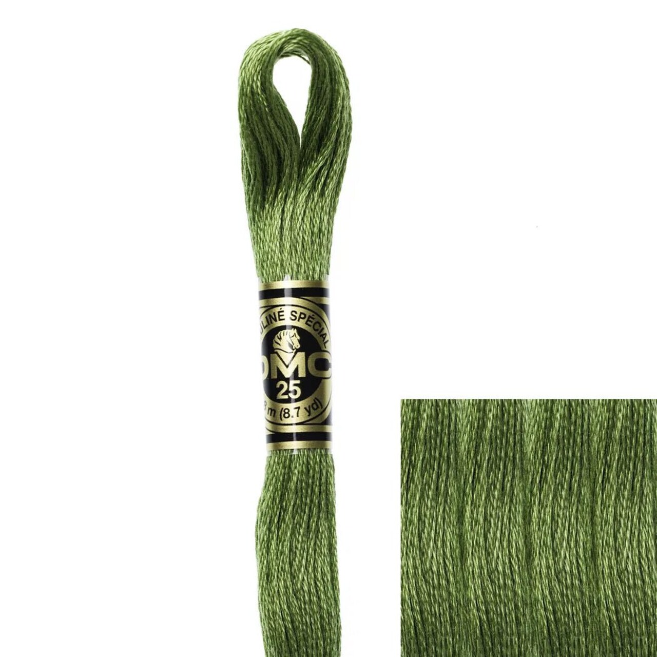 DMC Embroidery Floss, 6-Strand - Yellow Green Medium #3347